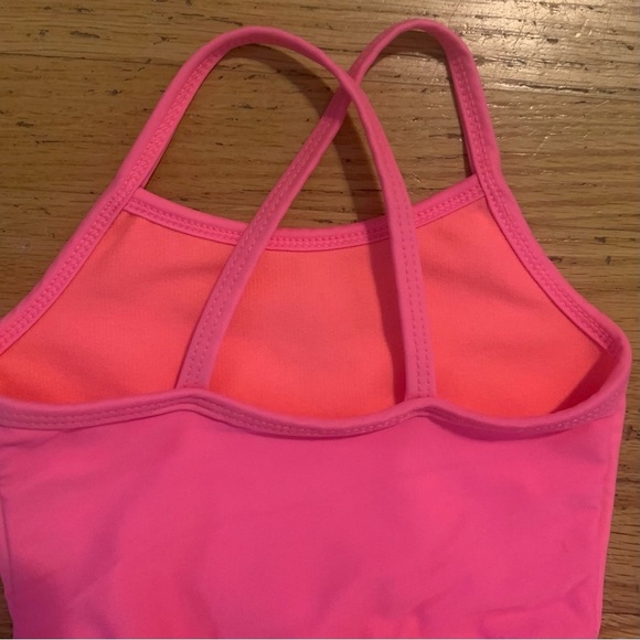 🌟3/$15🌟George Pink One Piece Swim Suit Tutu Skirt Baby Girl Size 6-12 M - Picture 4 of 8